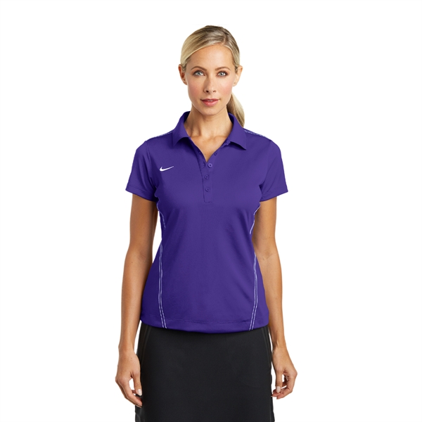 Nike Ladies Dri-FIT Sport Swoosh Pique Polo - Image 4