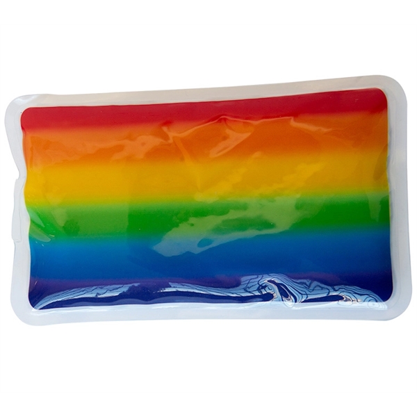 Rainbow Rectangle Bead Hot/Cold Pack - Image 1