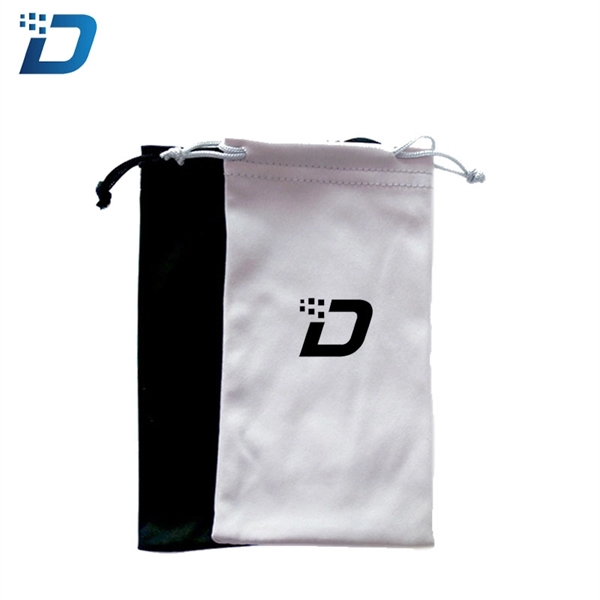 Premium Microfiber Sunglass Bag With Logo - Image 1