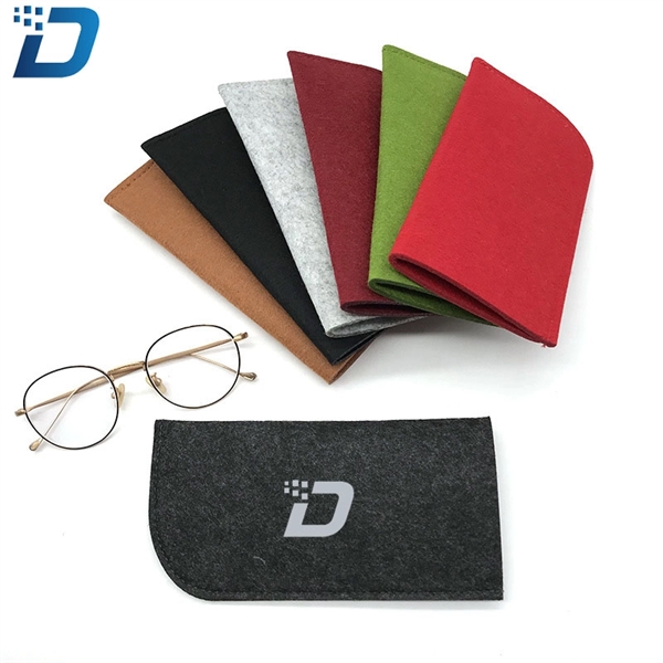 Eyeglass Pouch With Logo - Image 1