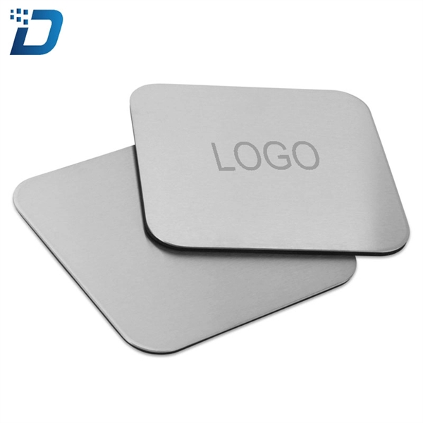 Metal Coasters With Logo - Image 1