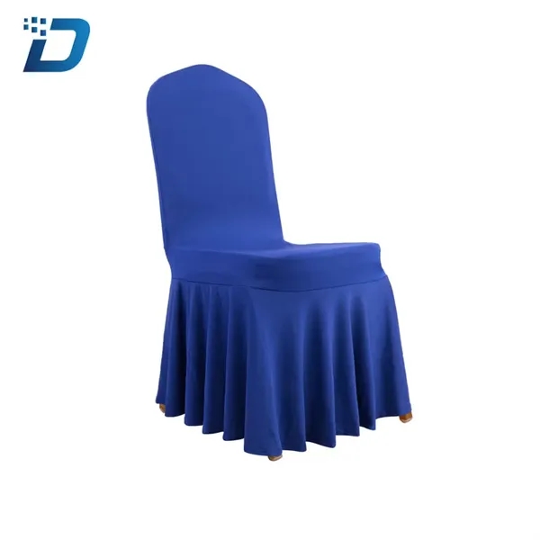 Polyester Party Wedding Chair Back Cover - Image 2