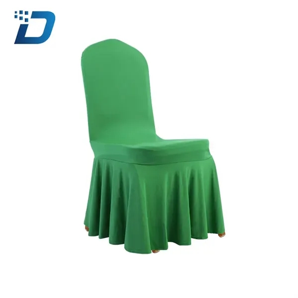 Polyester Party Wedding Chair Back Cover - Image 3