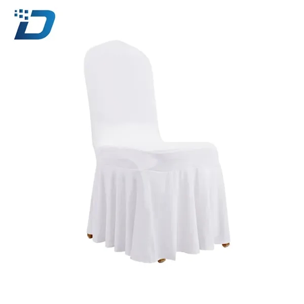 Polyester Party Wedding Chair Back Cover - Image 4