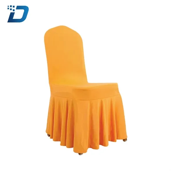 Polyester Party Wedding Chair Back Cover - Image 5