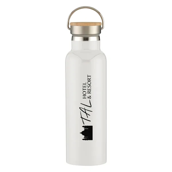 21 Oz. Liberty Stainless Steel Bottle With Wood Lid - Image 10