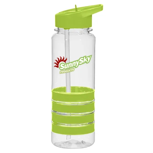 24 Oz. Tritan Banded Gripper Bottle With Straw - Image 4