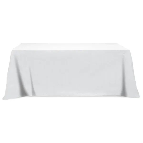 Flat Poly/Cotton 3-sided Table Cover - fits 8' table - Image 4