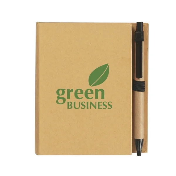 Eco-Inspired Notebook With Pen - Image 3