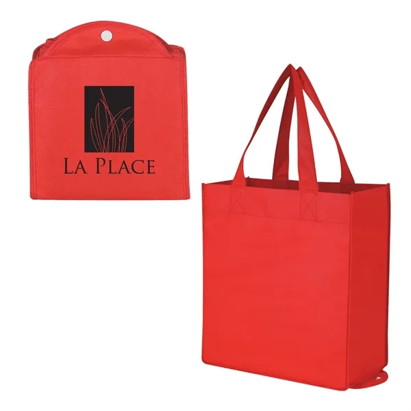 Non-Woven Foldable Shopper Tote Bag - Image 3