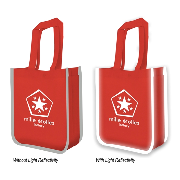 Reflective Lunch Tote Bag - Image 8