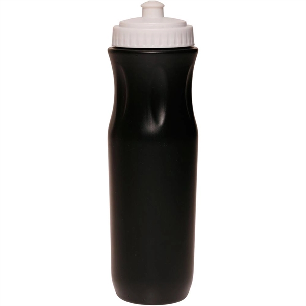 Sports Water Bottle w Push Top Lid 26 oz. Plastic Bottles - Image 2