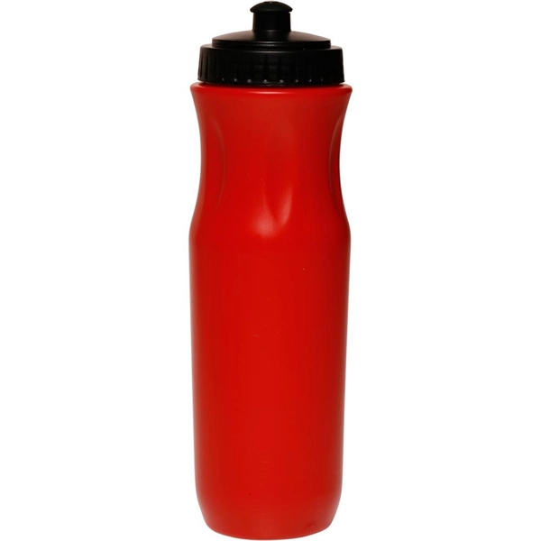 Sports Water Bottle w Push Top Lid 26 oz. Plastic Bottles - Image 4