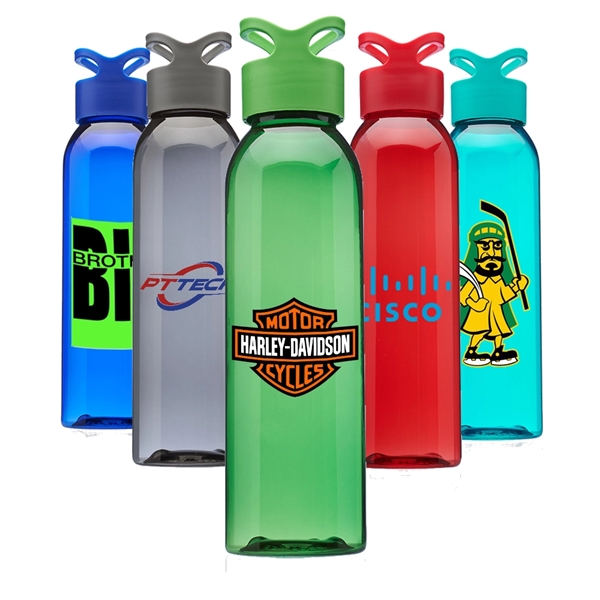 Gym Water Bottles w/ Carrying Loop 22 oz. Sports Bottle - Image 1