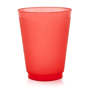 16 oz. Frosted Plastic Stadium Cup w/ Flexible Material