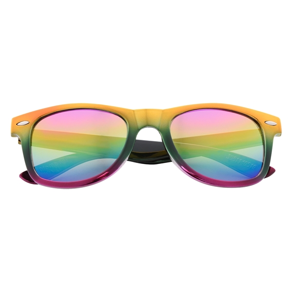 Metallic Rainbow Malibu Sunglasses - Image 3