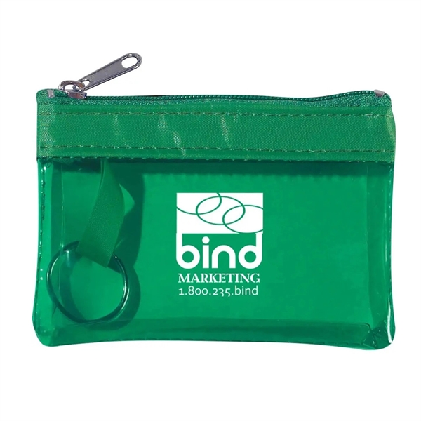 PVC Zippered Coin Pouch - Image 3