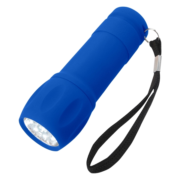 Rubberized Torch Light with Strap - Image 2