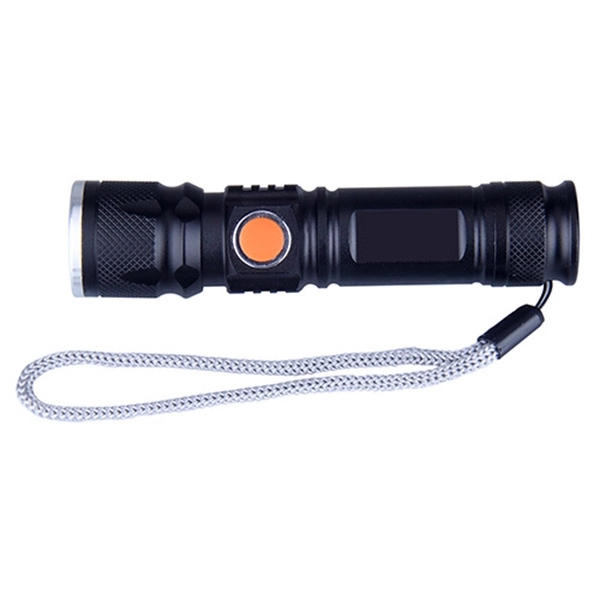 Rechargeable Flashlight w/ Lanyard - Image 2