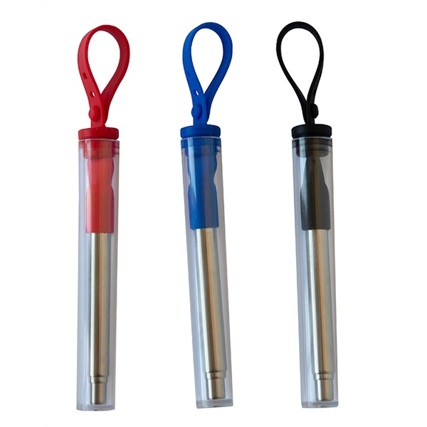 Reusable Straw in Plastic Tube - Image 1