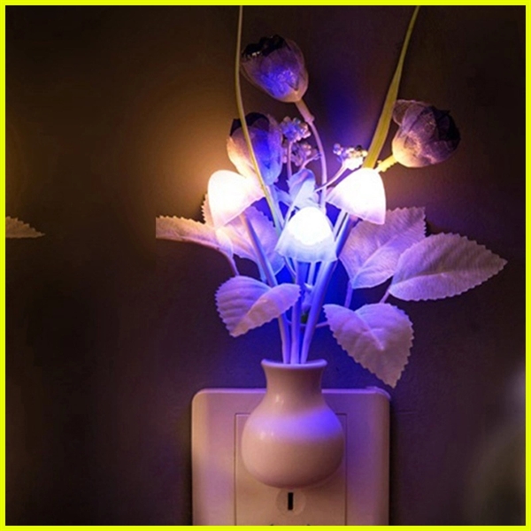 Flowers Mushroom Bed Light Sensation LED Night Light - Image 2