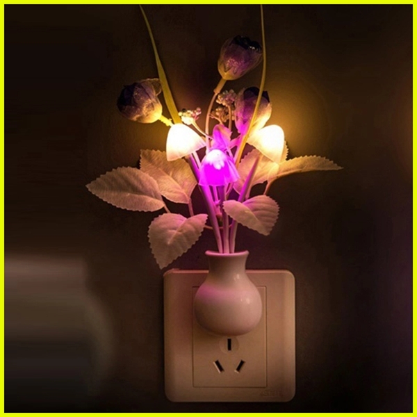 Flowers Mushroom Bed Light Sensation LED Night Light - Image 3