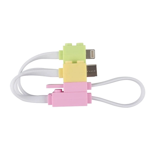 Lego Shaped 4 In 1 Charging Cable Works With Most Cell Phone - Image 15