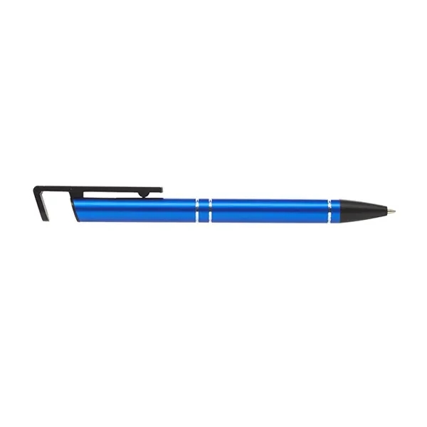 Grand Push Action 2-in-1 Metal Cell Stand Pen - Image 3