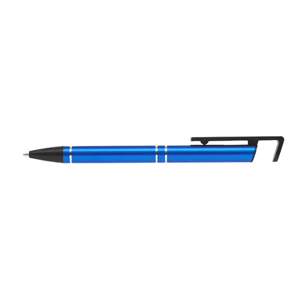 Grand Push Action 2-in-1 Metal Cell Stand Pen - Image 4