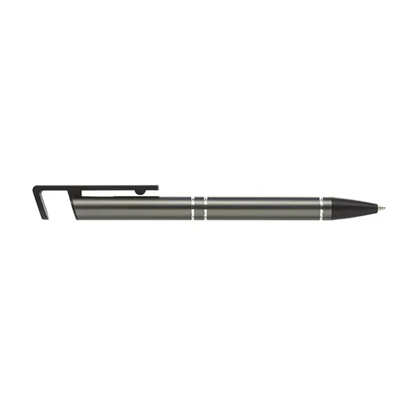Grand Push Action 2-in-1 Metal Cell Stand Pen - Image 6