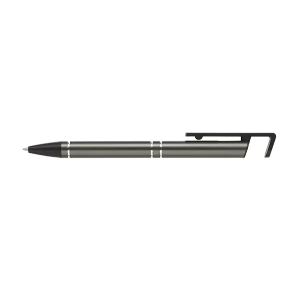 Grand Push Action 2-in-1 Metal Cell Stand Pen - Image 7