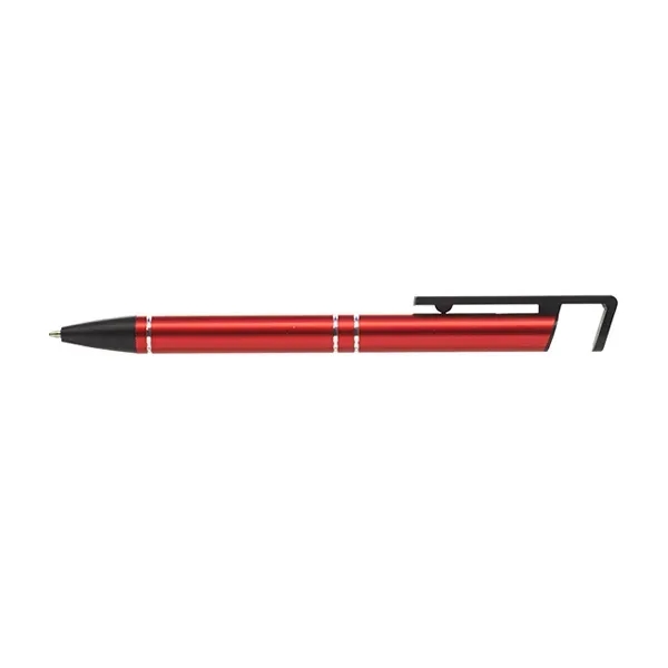 Grand Push Action 2-in-1 Metal Cell Stand Pen - Image 15