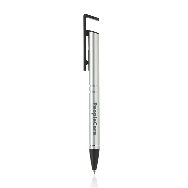 Grand Push Action 2-in-1 Metal Cell Stand Pen - Image 16