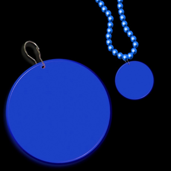 2 1/2" Plastic Medallions for Mardi Gras Bead Necklaces - Image 7