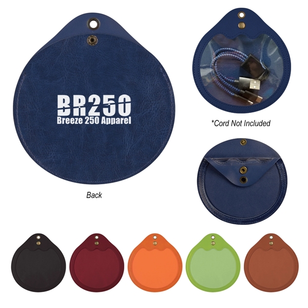Round Tech Accessories Pouch - Image 1