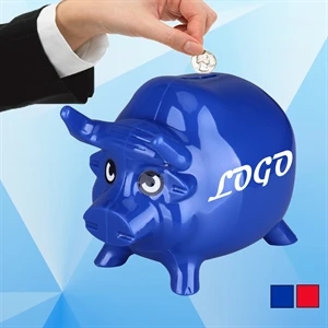Cute Bull Piggy Bank
