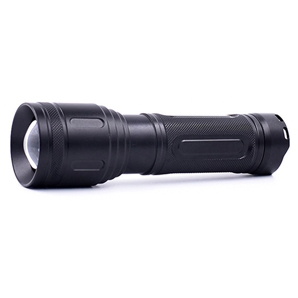 Rechargeable Flashlight w/ Convex Lens - Image 2