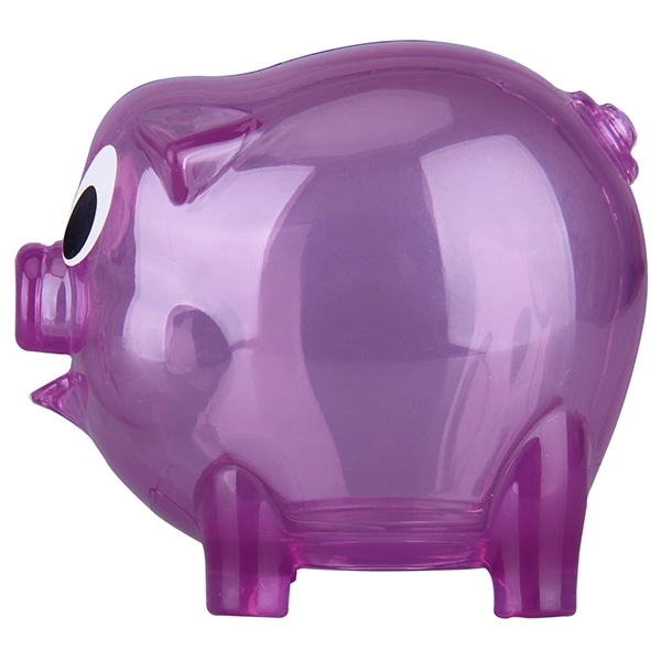 Medium Size Transparent Piggy Bank - Image 4