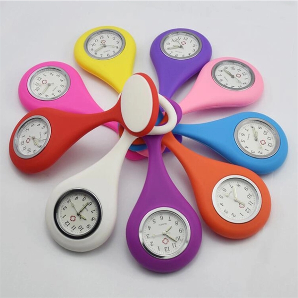 Silicone Nurse Pin Watch Pocket Watch - Image 5