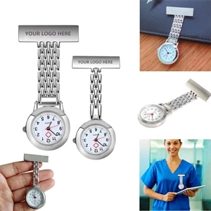 Portable Paramedic Nurse Brooch Pocket Watch Clip-on Hanging
