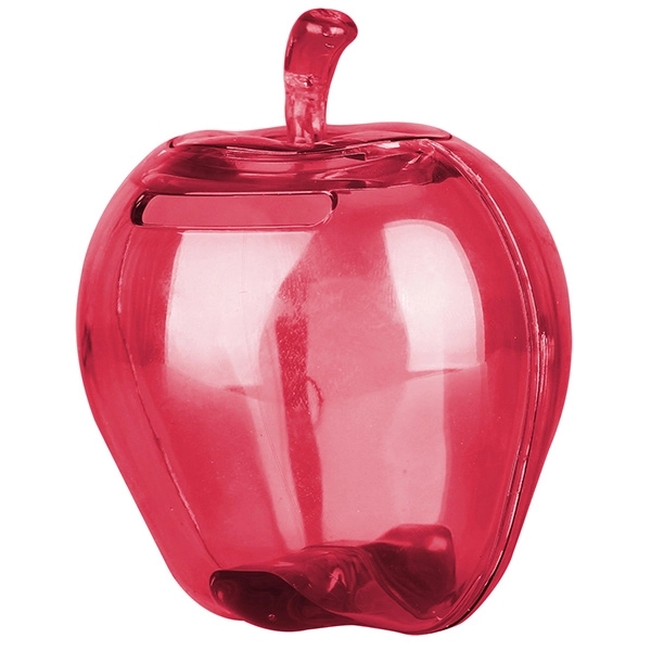 Apple Shaped Transparent Piggy Bank - Image 3