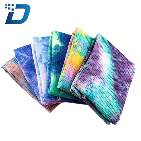 Tie Dye Colorful Yoga Mat - Image 3