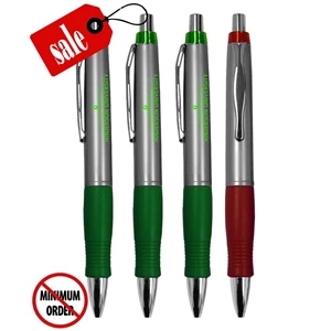 Closeout "Impact" Click Pens Pen with Rubber Grip 
