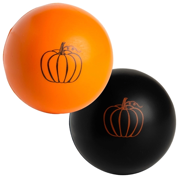 Pumpkin Ball Squeezies® Stress Reliever - Image 1