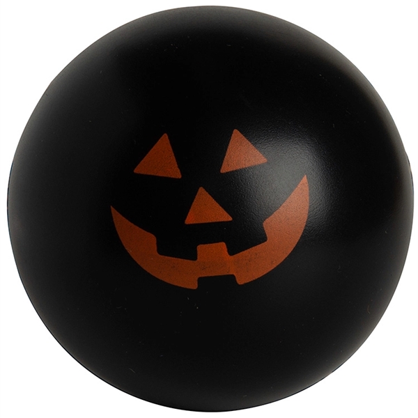 Jack-O-Lantern Ball Squeezies® Stress Reliever - Image 2