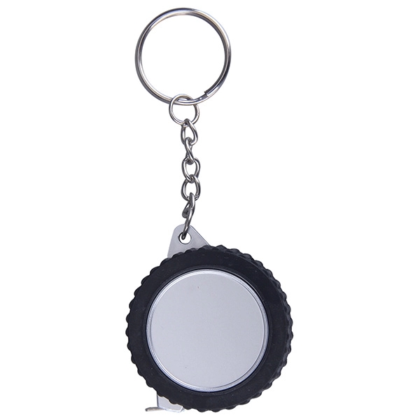 39" Tyre Shaped Tape Measure with Keychain - Image 2