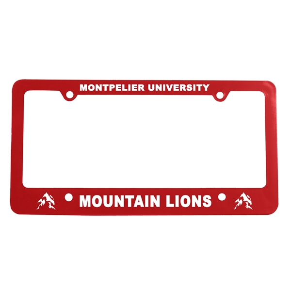 Classic License Frame With 4 Holes - Image 4