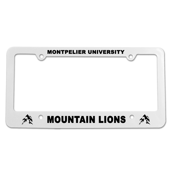 Classic License Frame With 4 Holes - Image 5