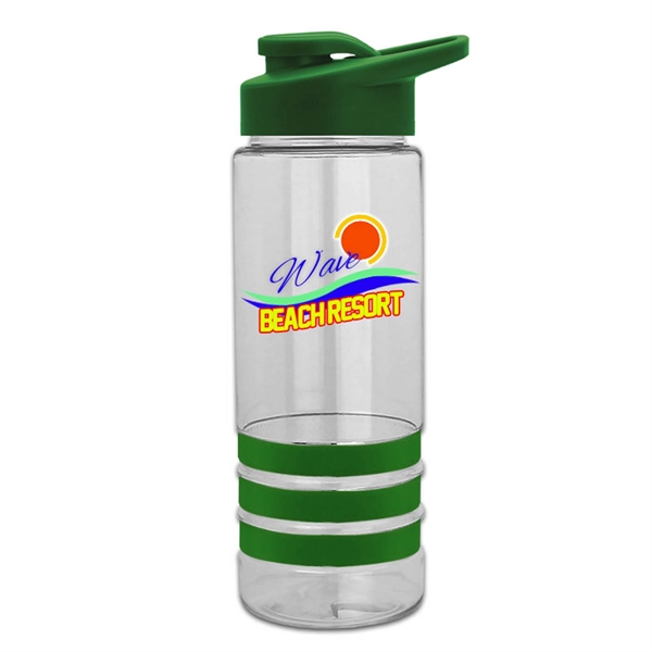 Digital 24 oz Stripe Tritan Bottle with Snap lid - Image 3
