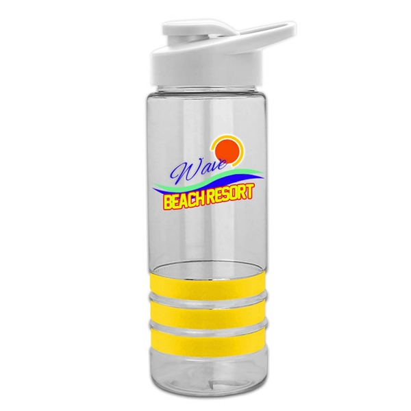 Digital 24 oz Stripe Tritan Bottle with Snap lid - Image 7